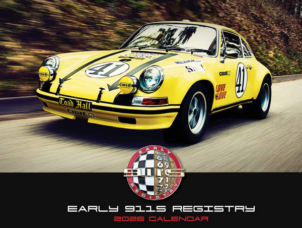 2026 Early 911s Registry Calendar